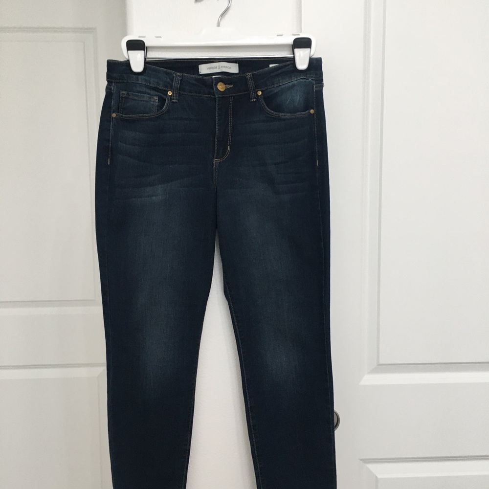 Dark Wash Skinny Jeans size 10